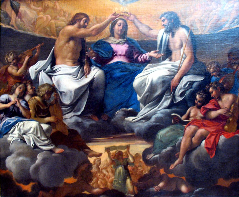 1595 Carracci Kroenung der Jungfrau anagoria