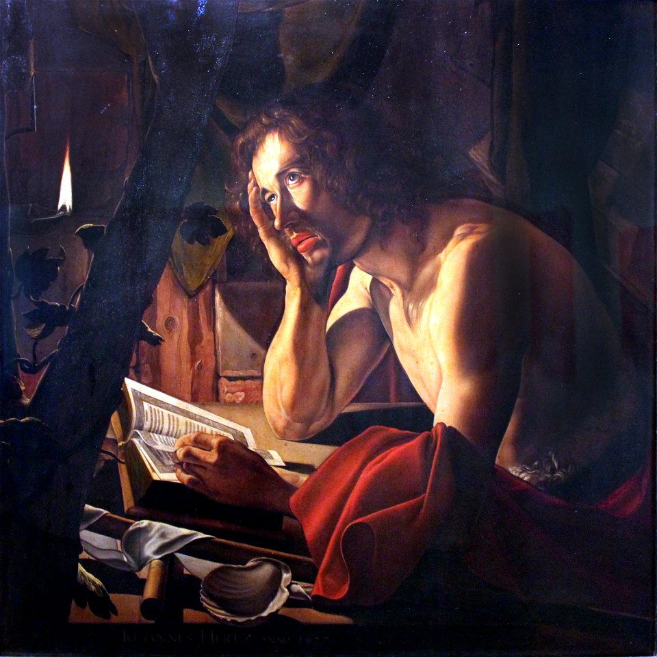 1627 Herz Selbstbildnis als Johannes der Täufer anagoria