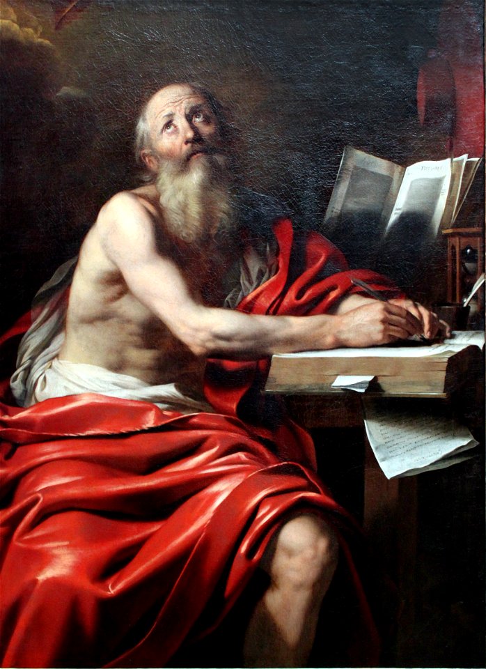 1633 Régnier Der schreibende hl. Hieronymus anagoria