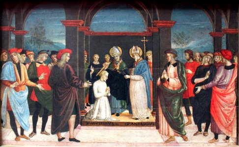 1510 Szene aus dem Leben des heiligen Augustinus 02 anagoria. Free illustration for personal and commercial use.