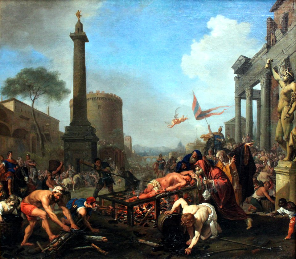 1647 Breenbergh Martyrium des heiligen Laurentius anagoria