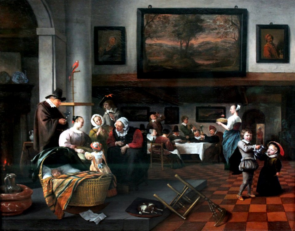 1663 Steen Die Kindstaufe anagoria