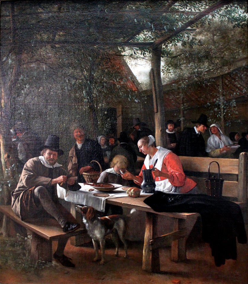 1660 Steen Der Wirtshausgarten anagoria