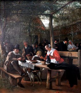 1660 Steen Der Wirtshausgarten anagoria