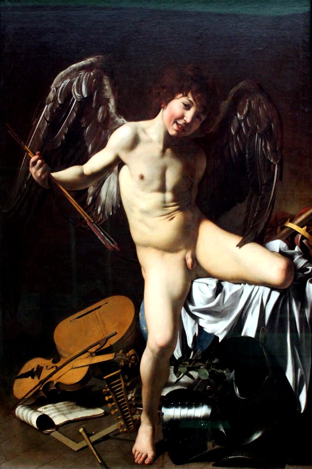 1601 Caravaggio Amor als Sieger anagoria