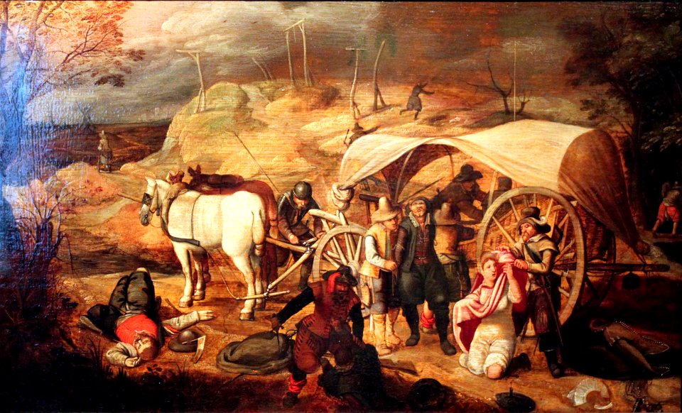 1647 Vrancx Marauding soldiers anagoria
