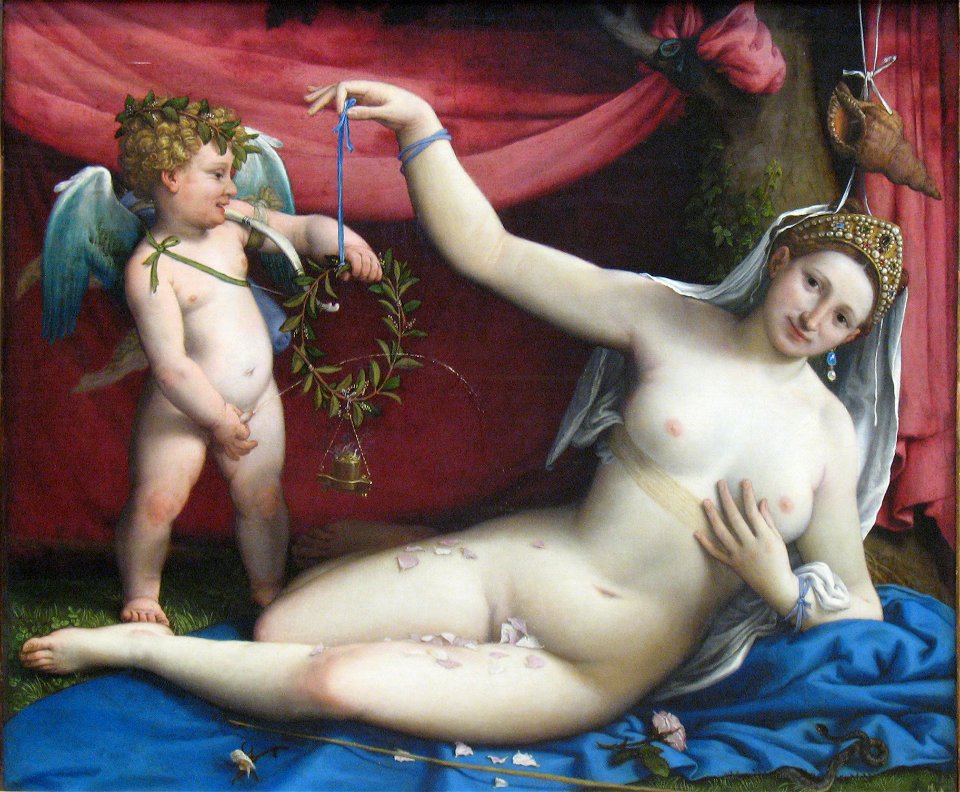 1525 Lotto Venus und Amor anagoria