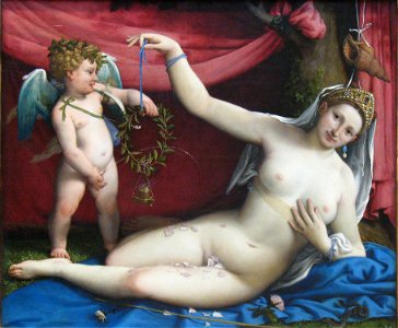 1525 Lotto Venus und Amor anagoria