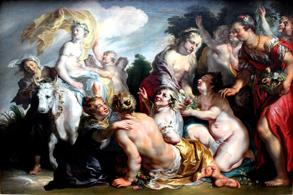 1615 Jordaens Rape of Europa anagoria