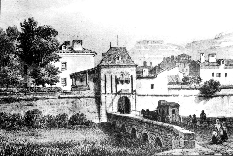 15bis Album Dauphiné tome II - Porte Tres Cloitres à Grenoble by AD cropped