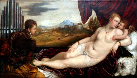 1551 Tizian Venus mit Orgelspieler anagoria