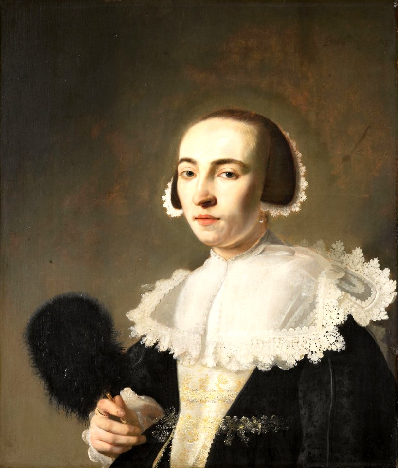 Pieter Dubordieu - portrait of a woman RIJK01 M-SK-A-4221JPG