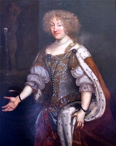 1675 von Ehrenstrahl Portrait Magdalena Sibylla von Württemberg anagoria