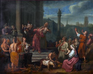 1679 Monogrammist PLP Paul und Varnava bei Listra anagoria