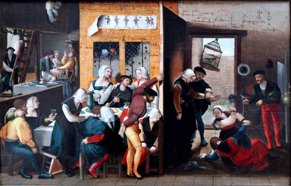 1537 Braunschweiger Monogrammist Bordellszene anagoria