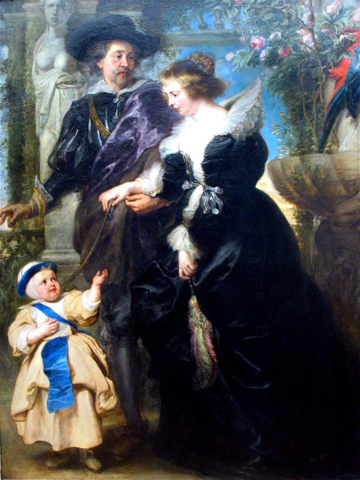 1638 Rubens Rubens, seine Frau Helena Fourment und eines ihrer Kinder anagoria
