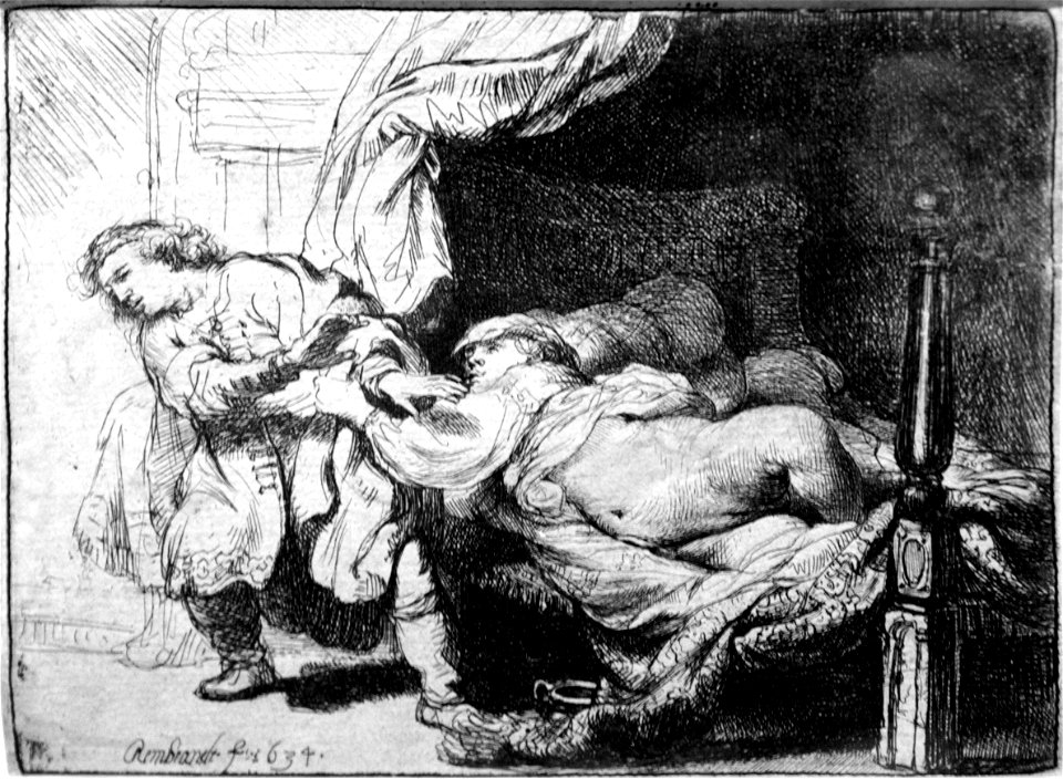 1634 Rembrandt Joseph und Potiphars Weib anagoria