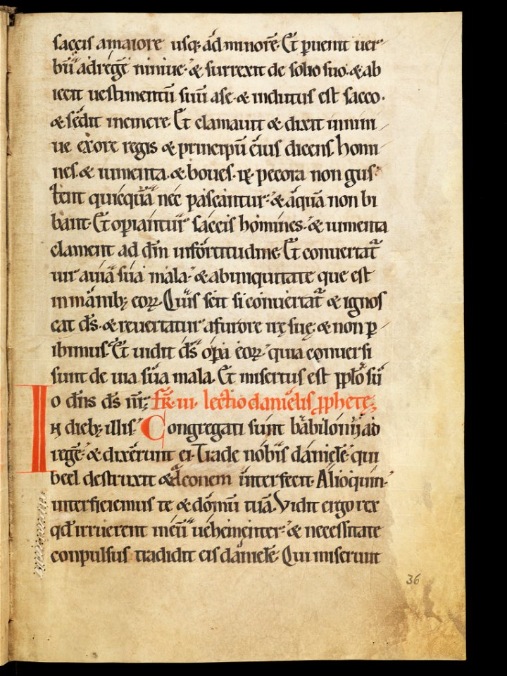 Aarau, Aargauer Kantonsbibliothek, MsWettF 13, f. 36r – Epistolare OCist