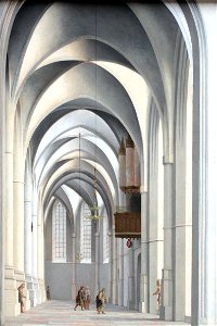 1635 Saenredam Blick in den Chorumgang von Sankt Bavo in Harlem anagoria