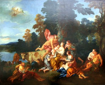 1717 de Troy Erziehung des Bacchus anagoria