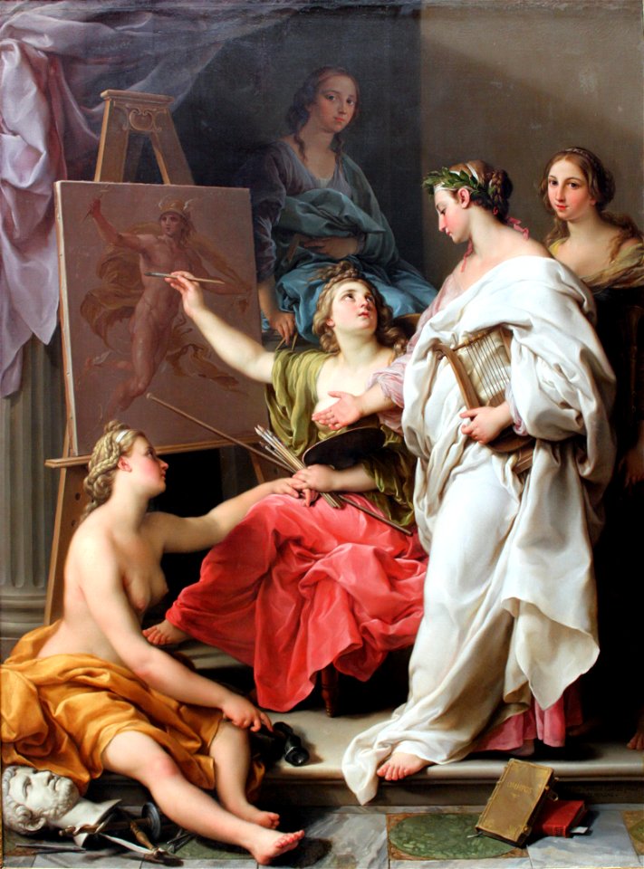1740 Batoni Allegorie der Künste anagoria