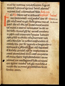 Aarau, Aargauer Kantonsbibliothek, MsWettF 13, f. 72r – Epistolare OCist
