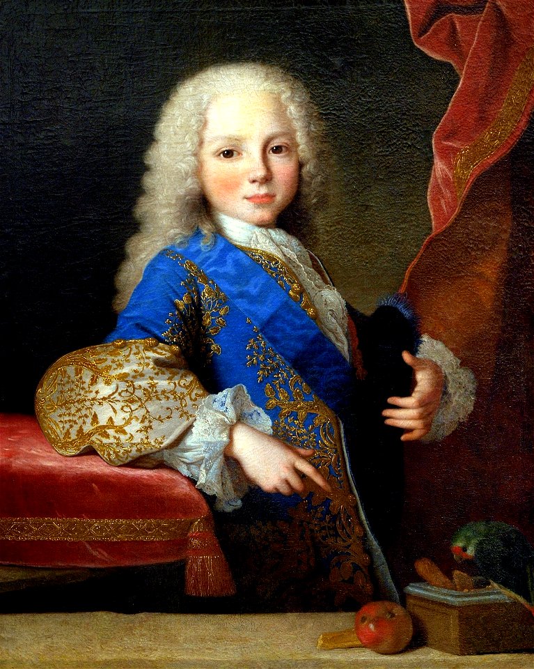 Felipe I de Parma en su infancia, por Jean Ranc. Free illustration for personal and commercial use.