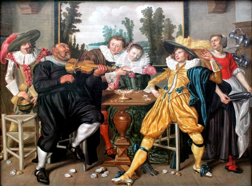 1623 Buytewech Interior with good company anagoria