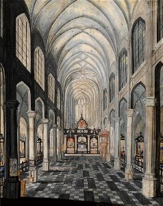 Alexander Casteels (II) - The Interior of St. Jacob's Church in Antwerp
