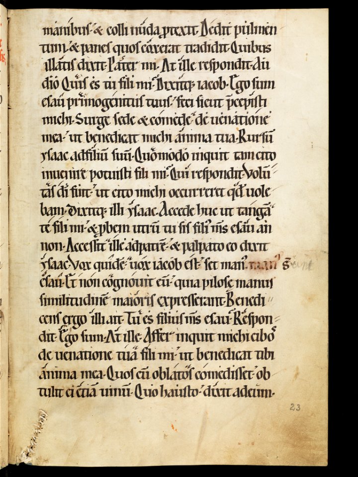 Aarau, Aargauer Kantonsbibliothek, MsWettF 13, f. 23r – Epistolare OCist