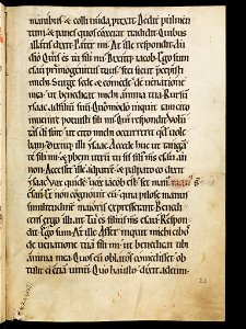 Aarau, Aargauer Kantonsbibliothek, MsWettF 13, f. 23r – Epistolare OCist