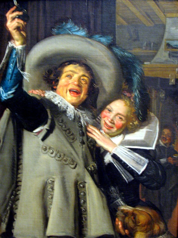 1623 Hals Junger Mann und Frau in einem Gasthaus anagoria