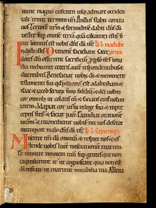 Aarau, Aargauer Kantonsbibliothek, MsWettF 13, f. 18r – Epistolare OCist