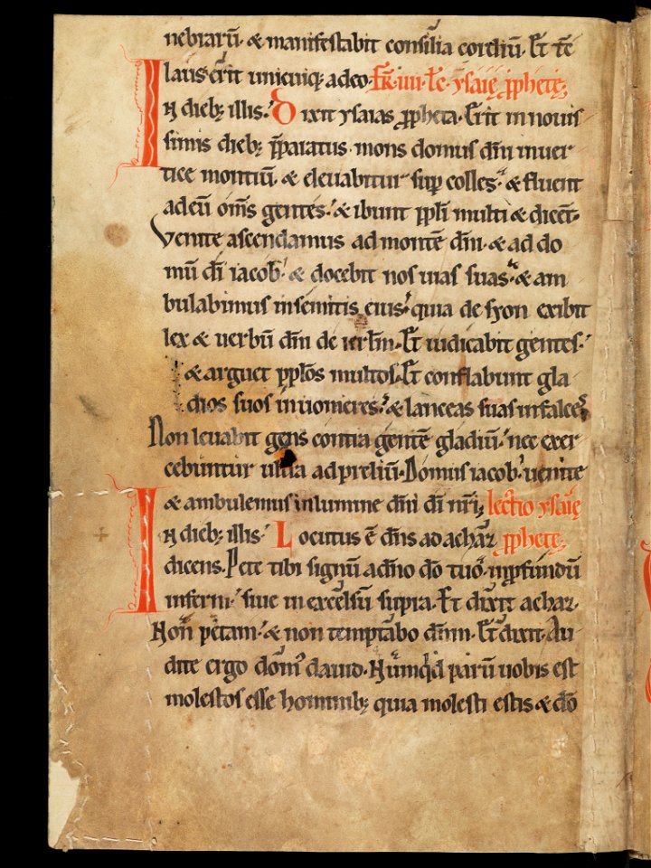 Aarau, Aargauer Kantonsbibliothek, MsWettF 13, f. 2v – Epistolare OCist
