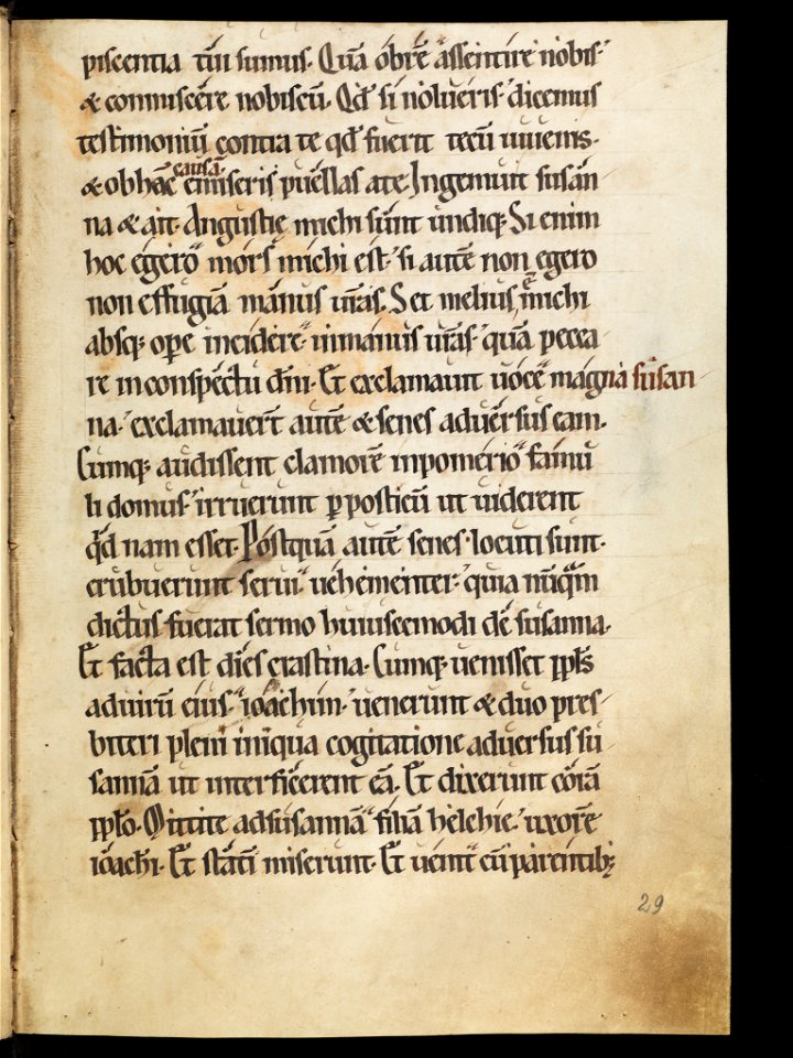 Aarau, Aargauer Kantonsbibliothek, MsWettF 13, f. 29r – Epistolare OCist