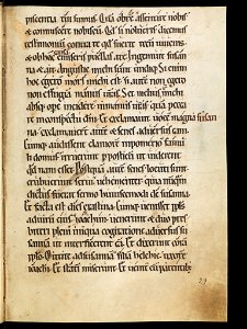Aarau, Aargauer Kantonsbibliothek, MsWettF 13, f. 29r – Epistolare OCist