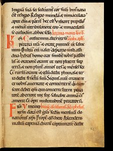 Aarau, Aargauer Kantonsbibliothek, MsWettF 13, f. 52r – Epistolare OCist