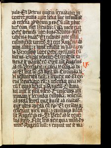 Aarau, Aargauer Kantonsbibliothek, MsWettF 13, f. 83r – Epistolare OCist