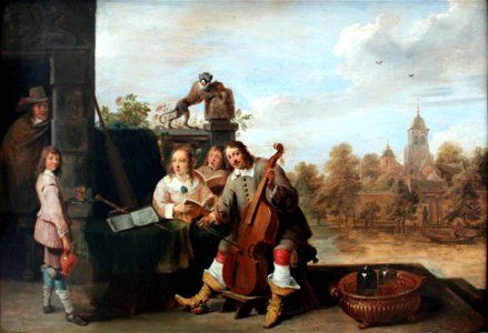 1645 Teniers Der Maler mit seiner Familie anagoria