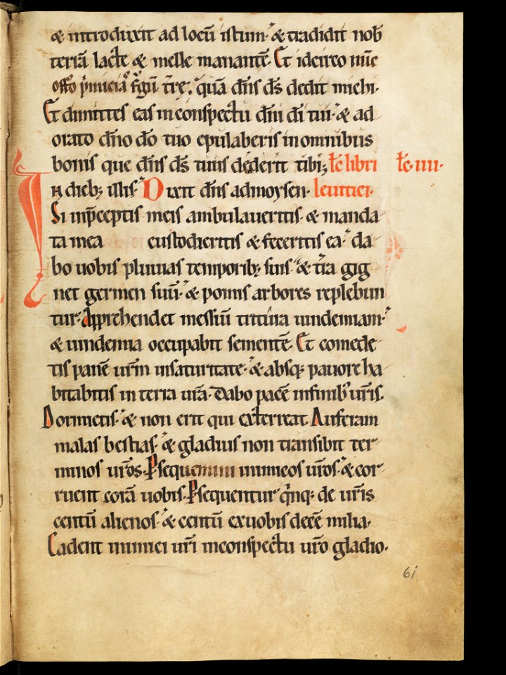 Aarau, Aargauer Kantonsbibliothek, MsWettF 13, f. 61r – Epistolare OCist