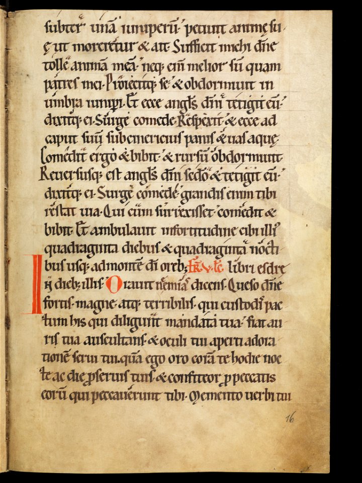 Aarau, Aargauer Kantonsbibliothek, MsWettF 13, f. 16r – Epistolare OCist