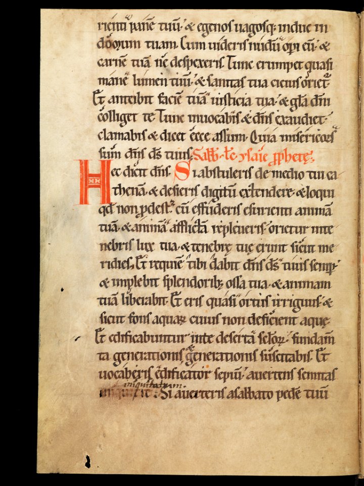 Aarau, Aargauer Kantonsbibliothek, MsWettF 13, f. 13v – Epistolare OCist
