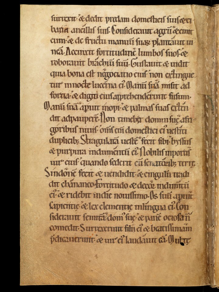 Aarau, Aargauer Kantonsbibliothek, MsWettF 13, f. 100v – Epistolare OCist