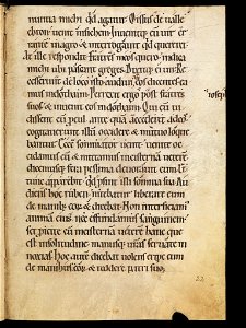 Aarau, Aargauer Kantonsbibliothek, MsWettF 13, f. 22r – Epistolare OCist
