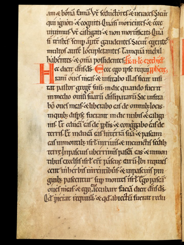 Aarau, Aargauer Kantonsbibliothek, MsWettF 13, f. 14v – Epistolare OCist
