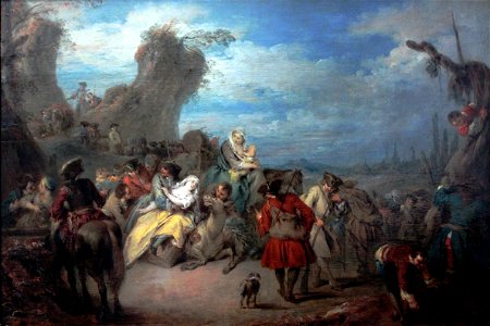 1733 Pater Truppenrast Krieg anagoria