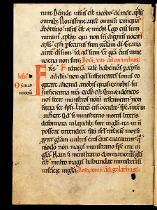 Aarau, Aargauer Kantonsbibliothek, MsWettF 13, f. 66v – Epistolare OCist
