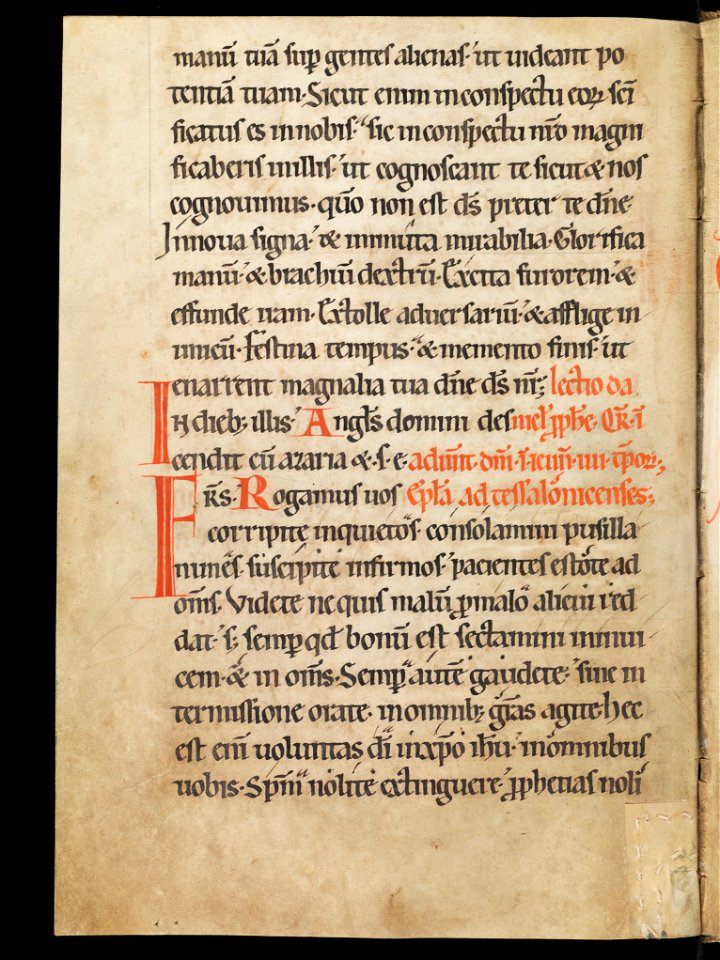 Aarau, Aargauer Kantonsbibliothek, MsWettF 13, f. 18v – Epistolare OCist