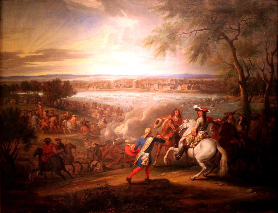 1680 van der Meulen Louis XIV bei Lobith anagoria