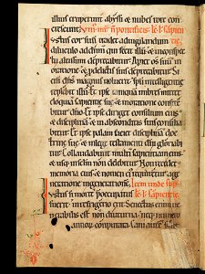 Aarau, Aargauer Kantonsbibliothek, MsWettF 13, f. 93v – Epistolare OCist